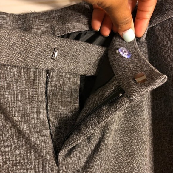 Kut From the Kloth Gray Workwear Dress Pants 12L - Picture 3 of 6